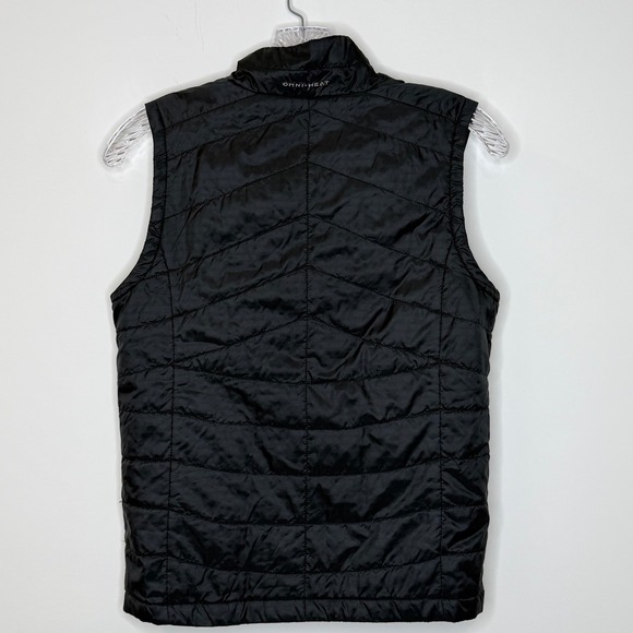 Columbia Omni Heat Puffer Vest Black Women's Size M Lightweight Insulated - Picture 4 of 6